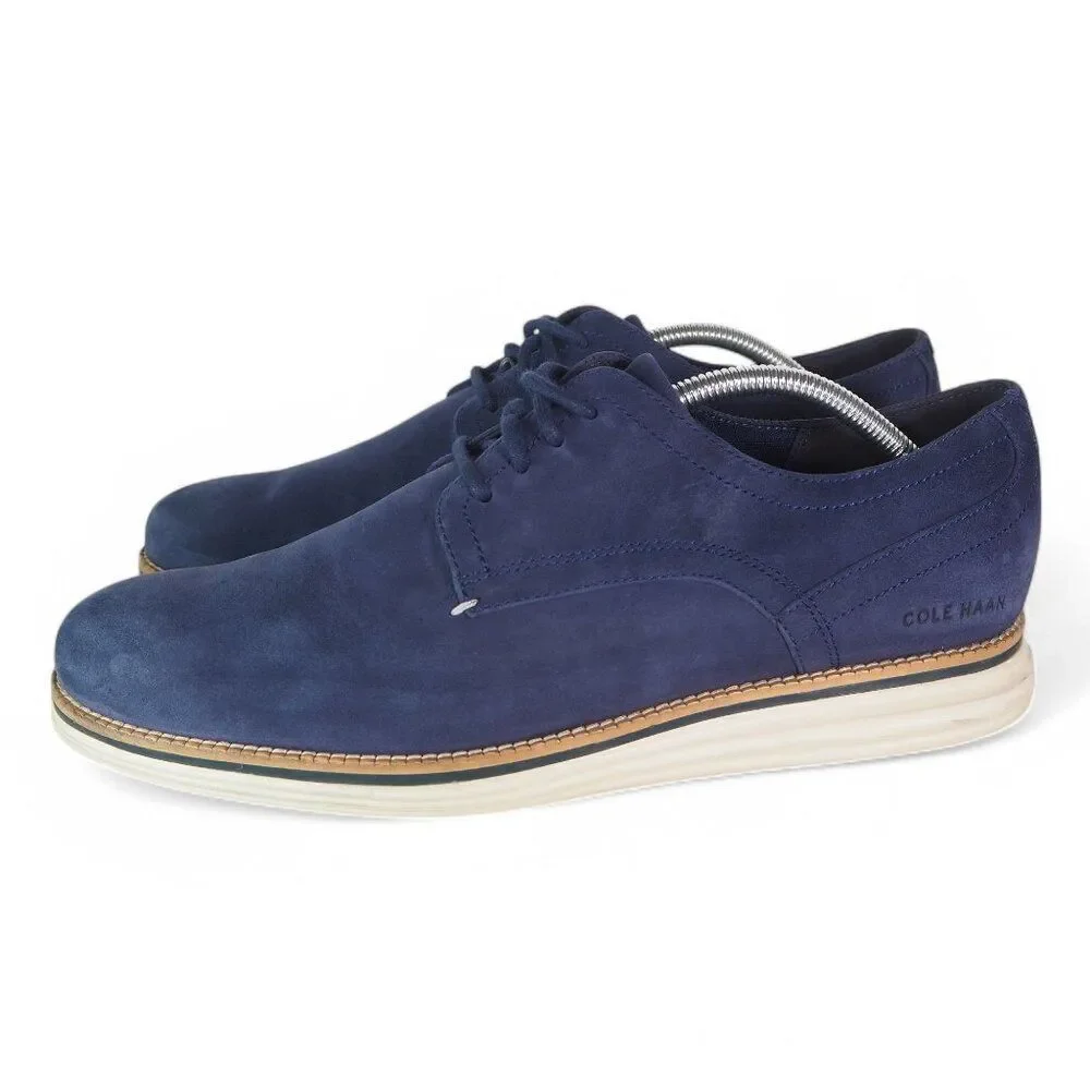 Cole Haan OriginalGrand Cloudfeel Nubuck Casual‎ Oxfords C33811 Navy Men's 11M